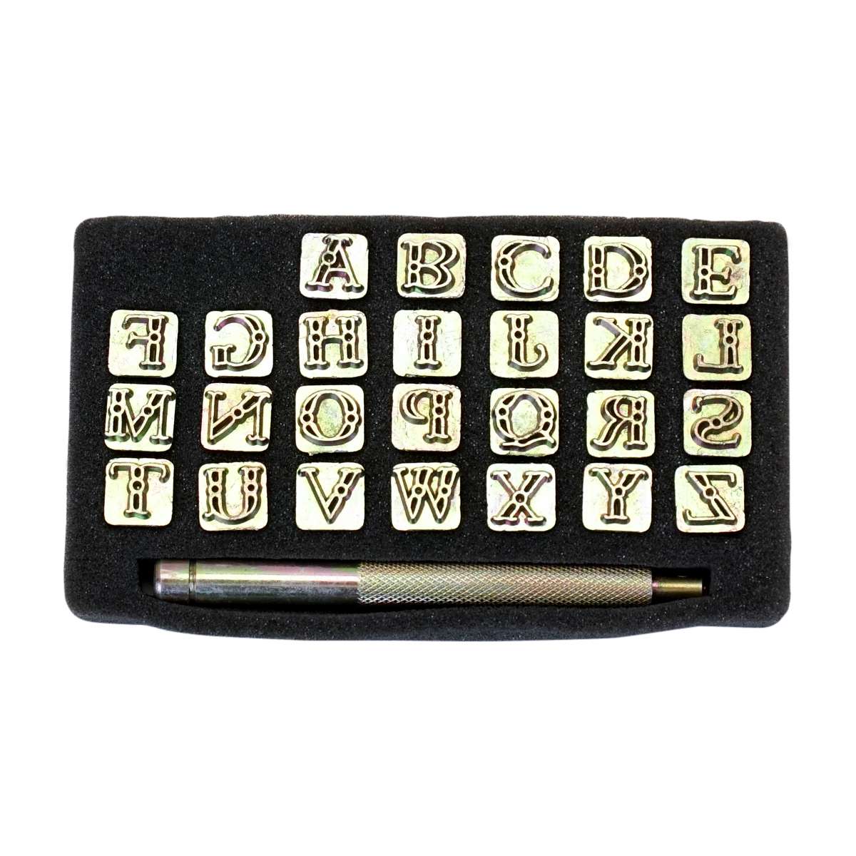 HDW002.SLC.03.jpg Fancy Craftmaster Alphabet Stamp Set Image