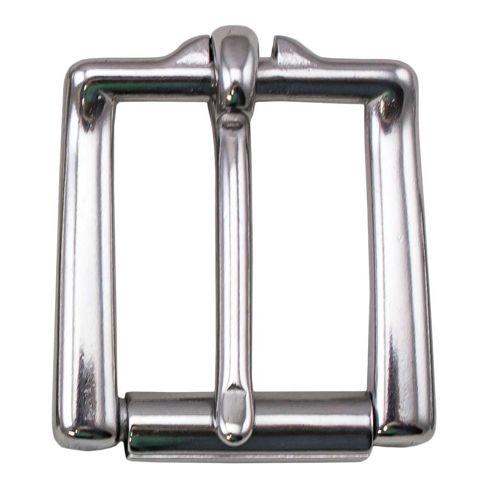 131-142100.SLC.jpg 1" Heavy Duty Wave Roller Buckle - Stainless Steel Image