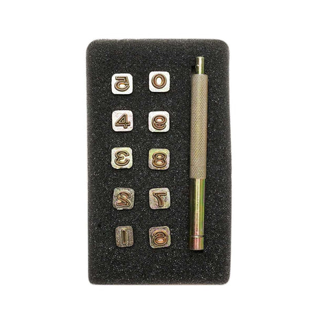 011-1110.SLC.02.jpg 1/4" Open Face Number Stamp Set Image