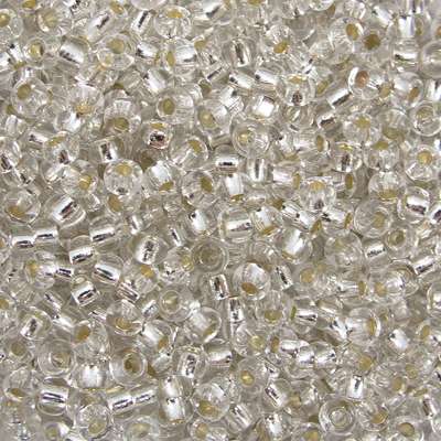 222-144204.SLC.jpg 10/0 Seed Beads - Crystal Lined 110g Image