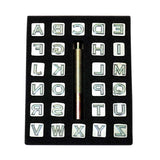 HDW003.SLC.3.jpg Open Face Craftmaster Alphabet Stamp Set Image