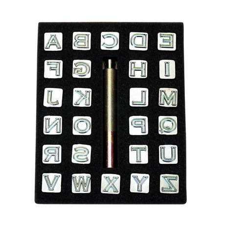 HDW003.SLC.3.jpg Open Face Craftmaster Alphabet Stamp Set Image
