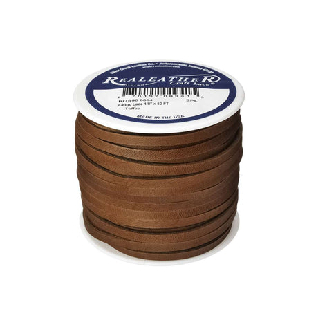 28-9009.SLC.01.jpg Lace Latigo Toffee 1/8" x 50' Image