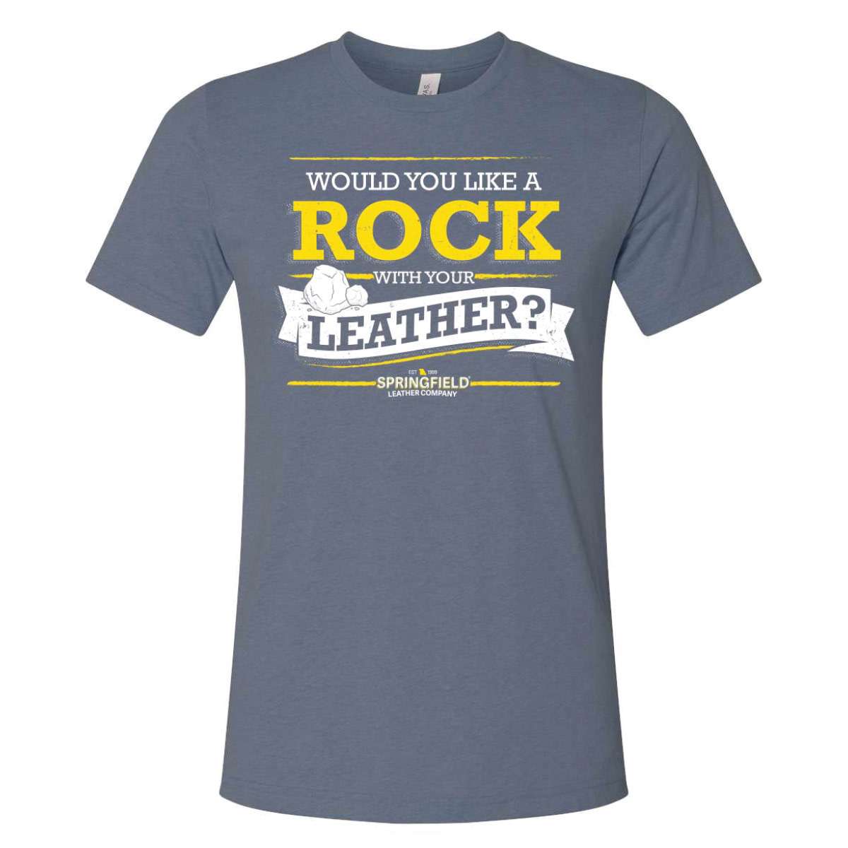 TSTST.Would You Like a Rock With Your Leather.01.jpg Touchstone Beads T-Shirts Image