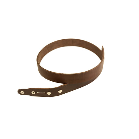 BBHO.Brown.With Snaps.01.jpg Hermann Oak Belt Blanks Image