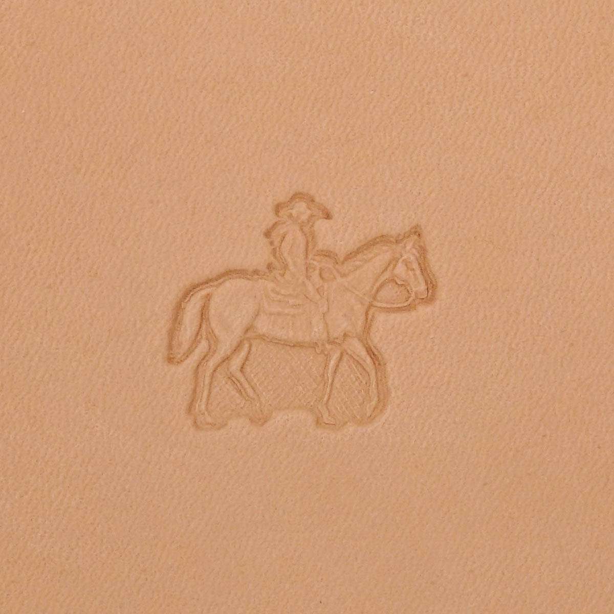 011-8831400.SLC.01.jpg Horse & Rider - 3D Stamp Image