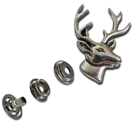 144-255.SLC.jpg Right Facing Deer Line 24 Snap Set Image