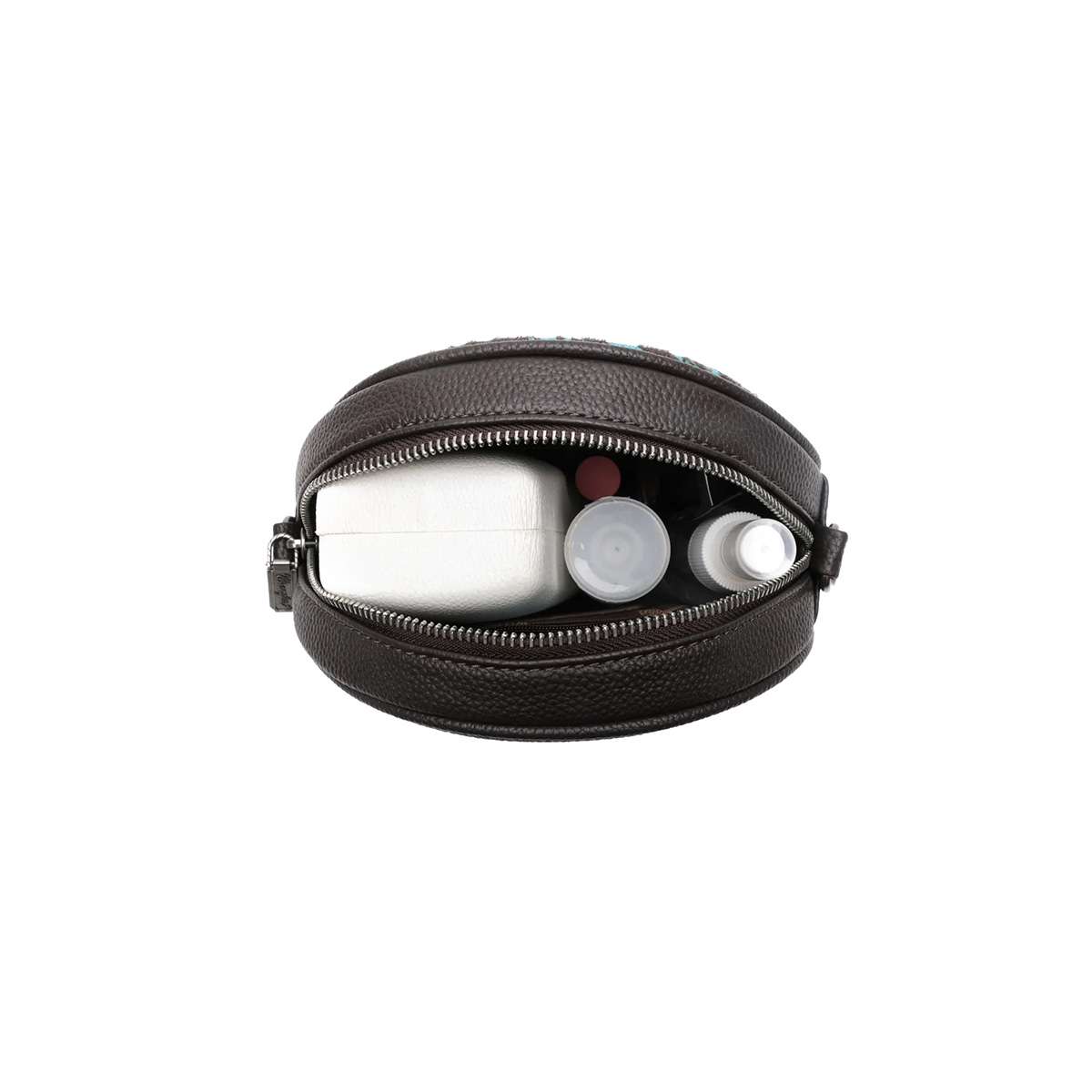 WG34-118CF.04.jpg Wrangler Hair-on Collection Circle Wristlet/Crossbody Bag Image