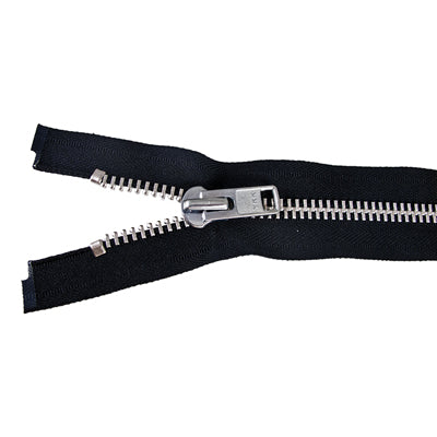 129-136924.SLC.jpg YKK 26" Chap Zipper - Black/Aluminum Image