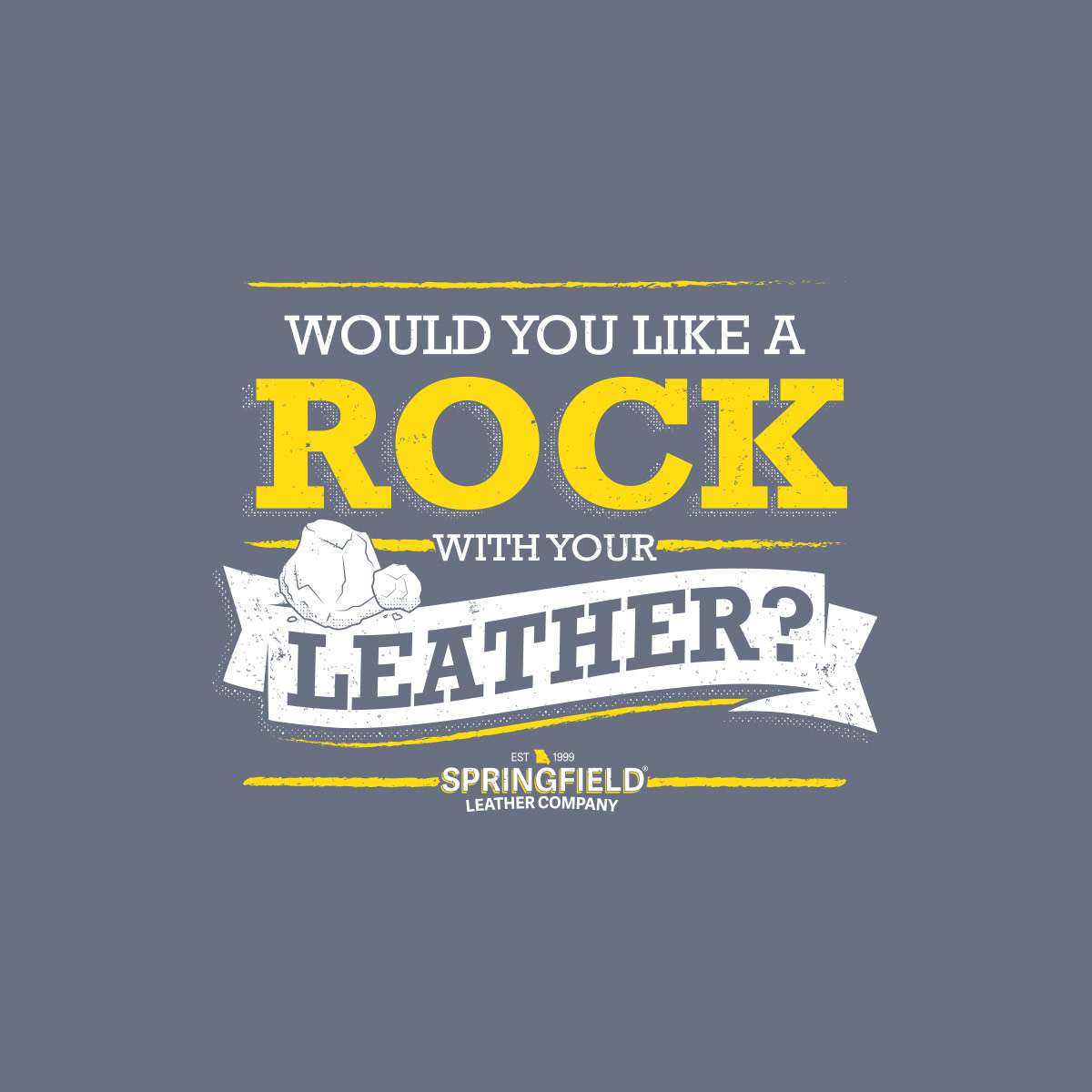 TSTST.Would You Like a Rock With Your Leather.02.jpg Touchstone Beads T-Shirts Image