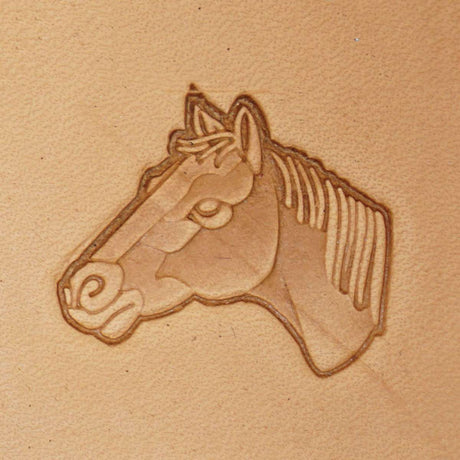 011-8836400.SLC.1.jpg Horse Head (Left) - 3D Stamp Image