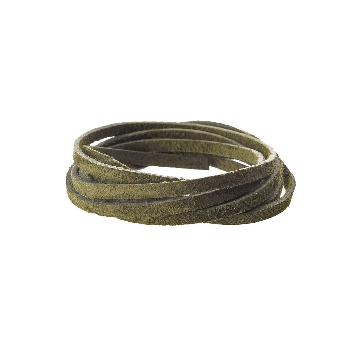 28-9031.SLC.03.jpg Lace Suede Dark Olive 1/8" x 25yd Image