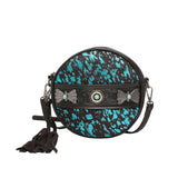 WG34-118CF.01.jpg Wrangler Hair-on Collection Circle Wristlet/Crossbody Bag Image