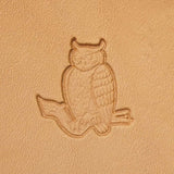 011-007.SLC.01.jpg Horned Owl - 3D Stamp Image