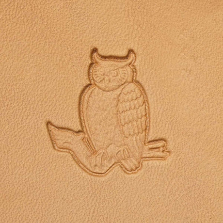 011-007.SLC.01.jpg Horned Owl - 3D Stamp Image