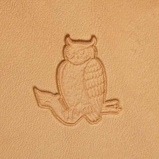 011-007.SLC.01.jpg Horned Owl - 3D Stamp Image